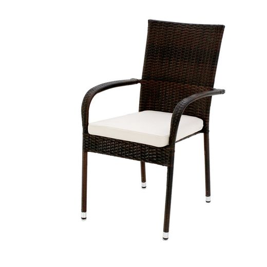 Dining table set with 4 Lorny armchairs / Bergamo-120/4