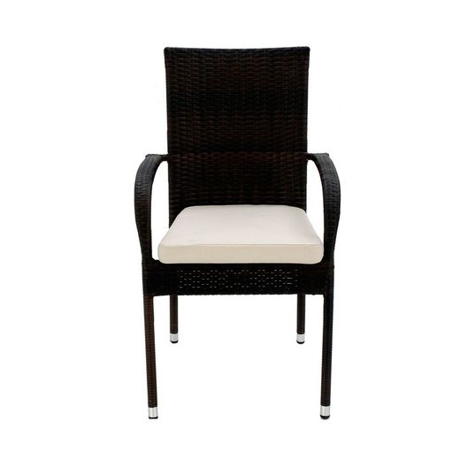 Dining table set with 4 Lorny armchairs / Bergamo-120/4