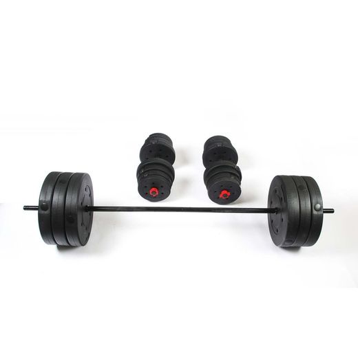 Set de barras y pesas de 93 kg | Keboo Serie 300