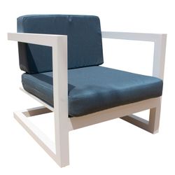 Conjunto de Jardín con Sofá de 3 plazas, 2 Sillones, 2 Reposapiés y Mesa Alhama