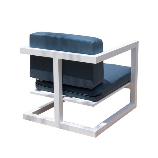 Conjunto de Jardín con Sofá de 3 plazas, 2 Sillones, 2 Reposapiés y Mesa Alhama