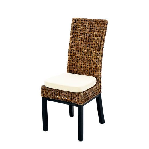 Conjunto de Comedor Exterior con 2 Sillas con Cojines y Mesa Wood