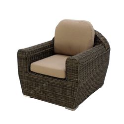 Set terrazza con 4 poltrone e 4 cuscini e tavolo Borsalino