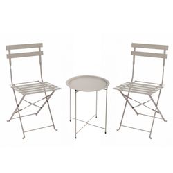 Taupe Round Terrace Set