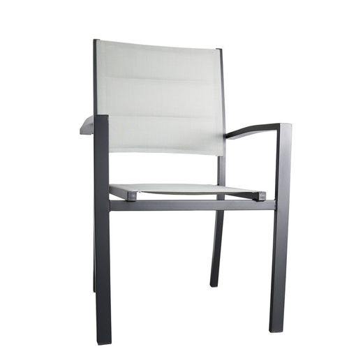 SICILIA - Aluminum / Textilene Stackable Chair 57x58x90 cm