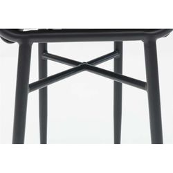 Garden dining set in aluminum and olefin rope in anthracite | Meridian