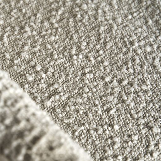 Chaise Alvra en coton bouclé blanc, 58 x 56 x 79 cm