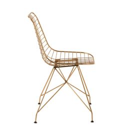 Charlotte Metal Gold Chair
