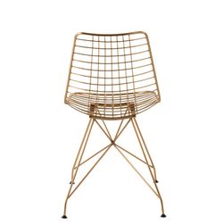 Charlotte Metal Gold Chair