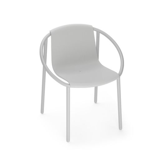 Steel chair in grey, 64 x 55 x 74 cm | Ringo