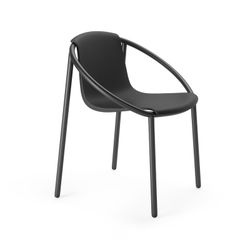 Stahlstuhl in schwarz, 64 x 55 x 74 cm | Ringo