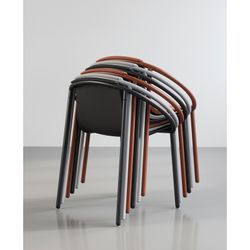 Stahlstuhl in schwarz, 64 x 55 x 74 cm | Ringo