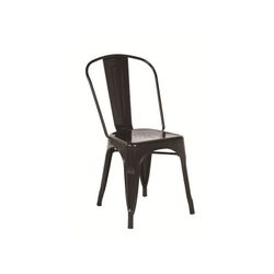 Black steel chair 45 x 52 x 85.5 cm