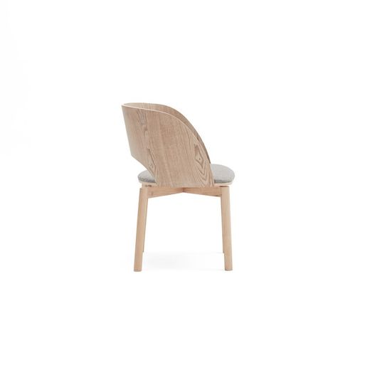 Wooden dining chair in light natural color, 49 x 53 x 77.5 cm | Dam