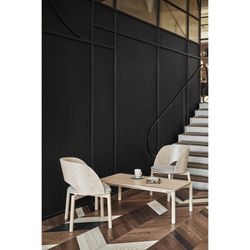 Wooden dining chair in light natural color, 49 x 53 x 77.5 cm | Dam