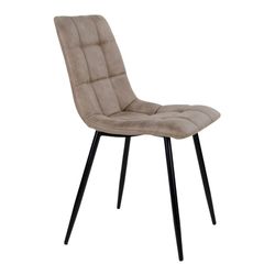 Chaise de salle à manger En Tierra en microfibre, 55 x 44 x 86 cm | Middelfart