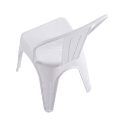 Silla de comedor de polipropileno en blanco, 45 x 45 x 85 cm | Vint