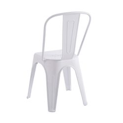 Silla de comedor de polipropileno en blanco, 45 x 45 x 85 cm | Vint
