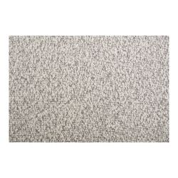 Bouclé fabric dining chair in sand, 59 x 55 x 79.5 cm | Mira