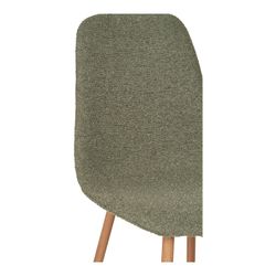 Green bouclé fabric dining chair, 54 x 44 x 88 cm | Stockholm