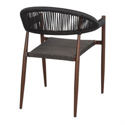 Syntetisk repstol i brunt, 57 x 56 x 75,5 cm | Truman