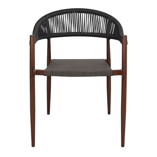 Syntetisk repstol i brunt, 57 x 56 x 75,5 cm | Truman