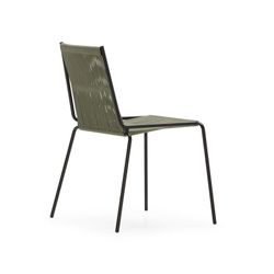 Rope and metal chair in mint green, 55 x 57 x 82 cm | Emily