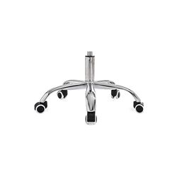 Krzesło biurowe Fiss na kółkach z tkaniny w kolorze fosforytowej zieleni/czarnej i metalu, 56x59x89/97 cm