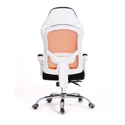 Krzesło biurkowe z tkaniny i metalu Linz na kółkach, 53x61x117/127 cm