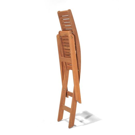 Chillvert Milan Folding Wooden Garden Chair 58x49x93 cm