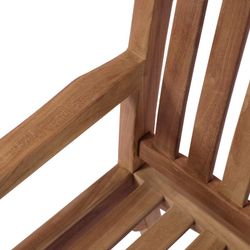 Havestol med arme af teaktræ i honning, 54 x 58,5 x 98,5 cm | Danao