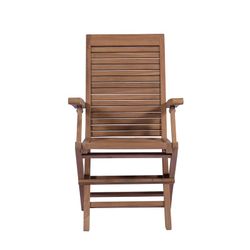 Garden dining set in honey-colored teak | Mati XL