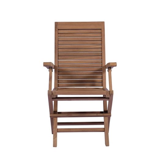 Garden dining set in honey-colored teak | Mati XL