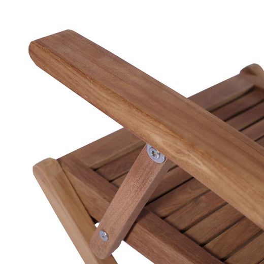 Garden dining set in honey-colored teak | Mati XL