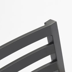 Garden dining set in anthracite aluminum | Yowah + Broome