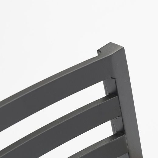 Garden dining set in anthracite aluminum | Yowah + Broome