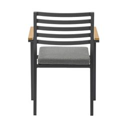 Garden dining set in anthracite aluminum | Yowah + Broome