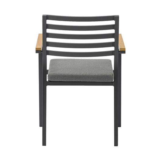 Garden dining set in anthracite aluminum | Yowah + Broome