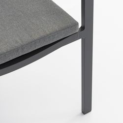 Garden dining set in anthracite aluminum | Yowah + Broome