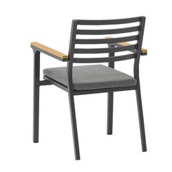 Garden dining set in anthracite aluminum | Yowah + Broome