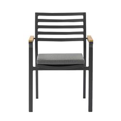 Garden dining set in anthracite aluminum | Yowah + Broome