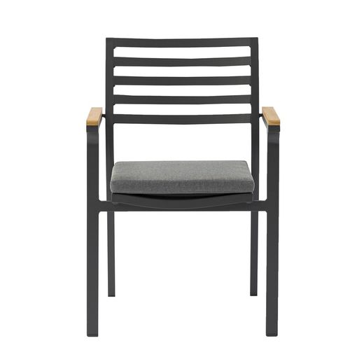 Garden dining set in anthracite aluminum | Yowah + Broome