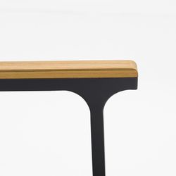 Sedia da giardino in alluminio antracite, 56,5 x 56 x 83,5 cm | Broome