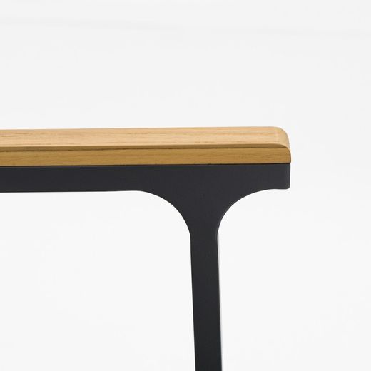 Garden dining set in anthracite aluminum | Yowah + Broome