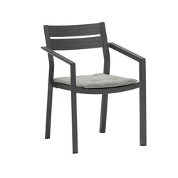 Garden dining set in anthracite aluminum | Boori