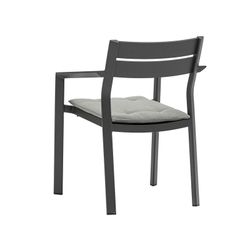 Garden dining set in anthracite aluminum | Boori
