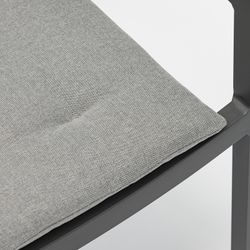 Garden dining set in anthracite aluminum | Boori