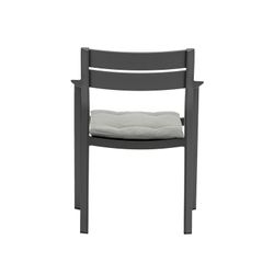 Garden dining set in anthracite aluminum | Boori