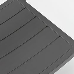 Garden dining set in anthracite aluminum | Boori