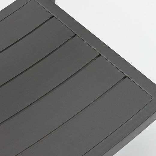 Garden dining set in anthracite aluminum | Boori